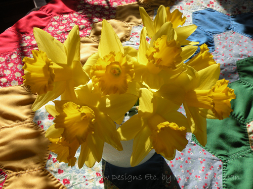 Yellow daffodils bring new life to spring decorating