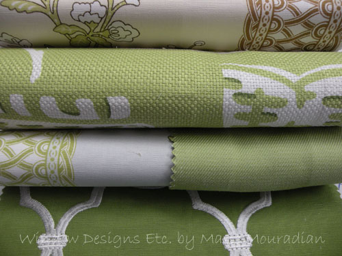 Green fabrics by Charlotte Moss Style Fabricut