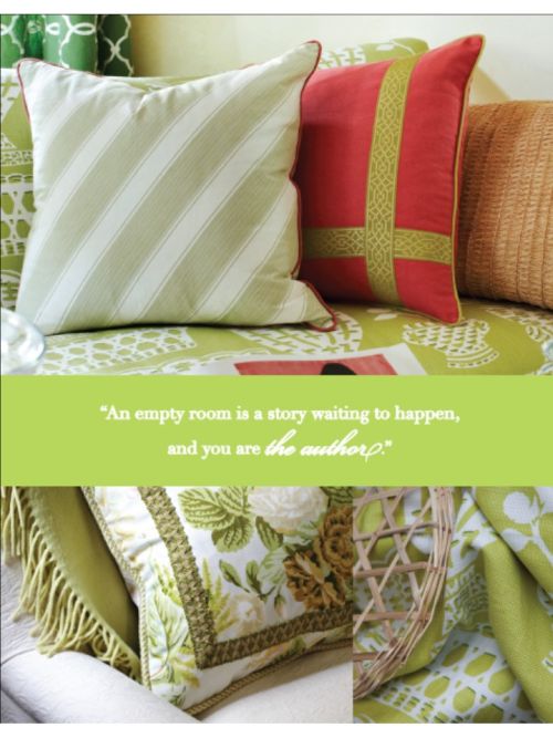 Charlotte Moss fabric by Fabricut quote