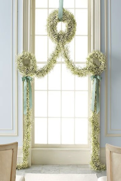 Solutions for naked windows A window dressed for a wedding. WindowDesignsEtc.com Please come take a look at more ideas http://wp.me/p2RXdv-vv