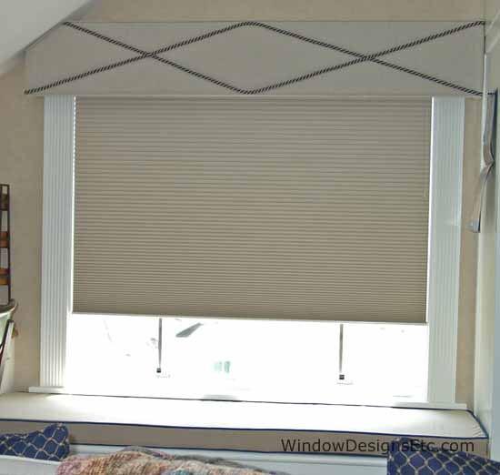 Hunter Douglas Duette® Architella honeycomb shades in Opaque Elan give the most room darkening effect, making it the perfect choice for bedrooms.