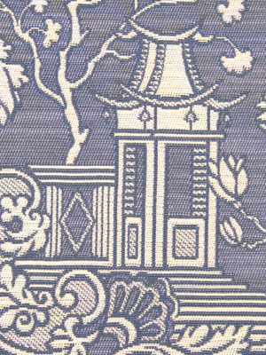 Pagoda fabric by Robert Allen pattern Big Spring color Iris. Contact WindowDesignsEtc.com for further information. Springtime in China. See more on my blog www.windowdesignsetc.com - Marie Mouradian