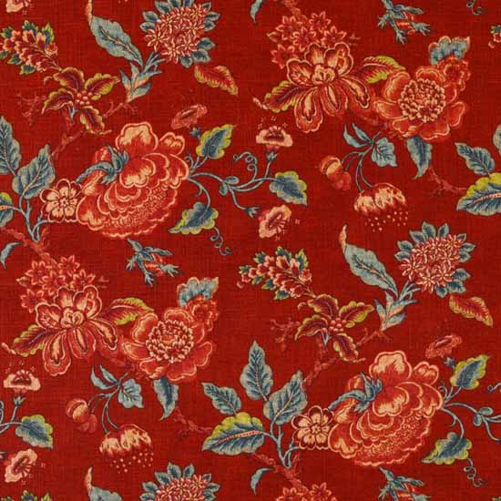 Red floral fabric. Favorite red fabrics by Duralee on Window Designs Etc. By Marie Mouradian