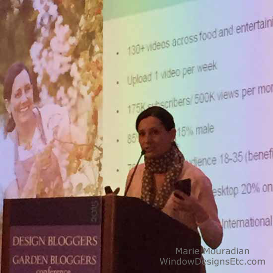Entertaining with Beth - Beth Le Manach speaking at Design Bloggers Conference 2015...more on the blog WindowDesignsEtc.com