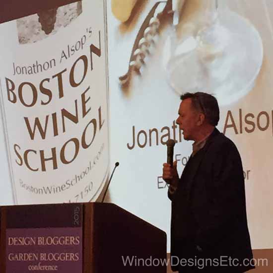 Jonathon Alsop speaking at Design Bloggers Conference 2015....more on the blog WindowDesignsEtc.com