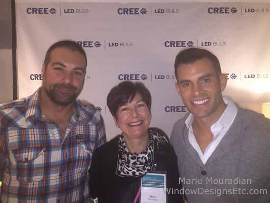 Marie Mouradian with Anthony Carrino and John Colaneri Design Bloggers Conference Atlanta, GA 2015....more on the blog WindowDesignsEtc.com