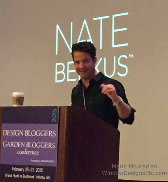 Nate Berkus Design Bloggers Conference February 2015 atlanta, GA,,,,,more on the blog WindowDesignsEtc.com