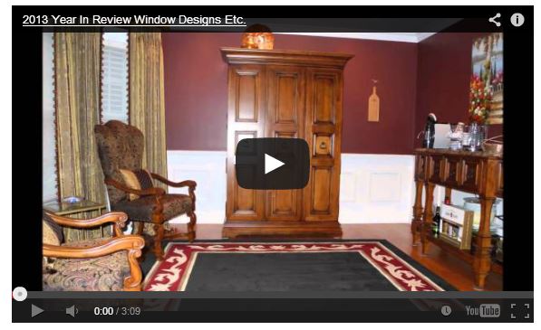 Best of 2013 from Window Designs Etc by Marie Mouradian Year in Review video 2013 See more on the blog www.WindowDesignsEtc.com